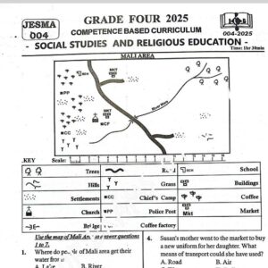 Jesma 004 Grade 4 2025 Full Exam Set & Marking Scheme