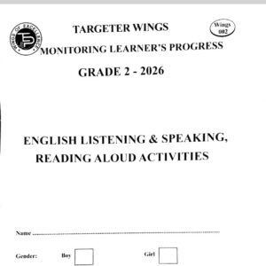 Targeter Wings 002 Grade 2 2026  Full Set Exams & Marking Scheme