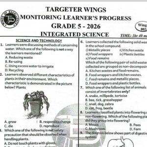 Targeter Wings 003 Grade 5 - 2026  Exams & Marking Scheme